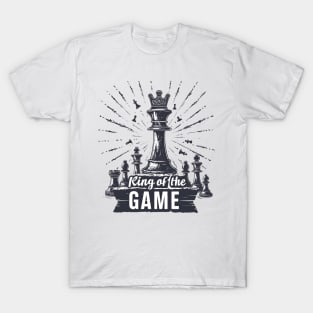 Chess Royalty: King of the Game Dramatic Illustration T-Shirt